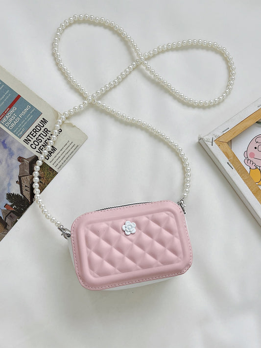Girls Quilted Crossbody Bag