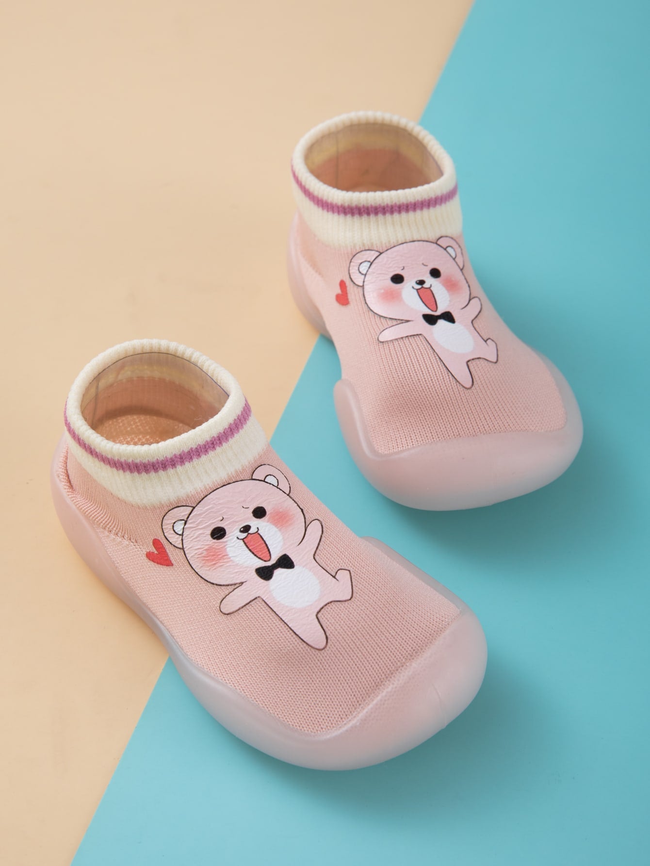 Baby Girls Cartoon Graphic Sock Sneakers