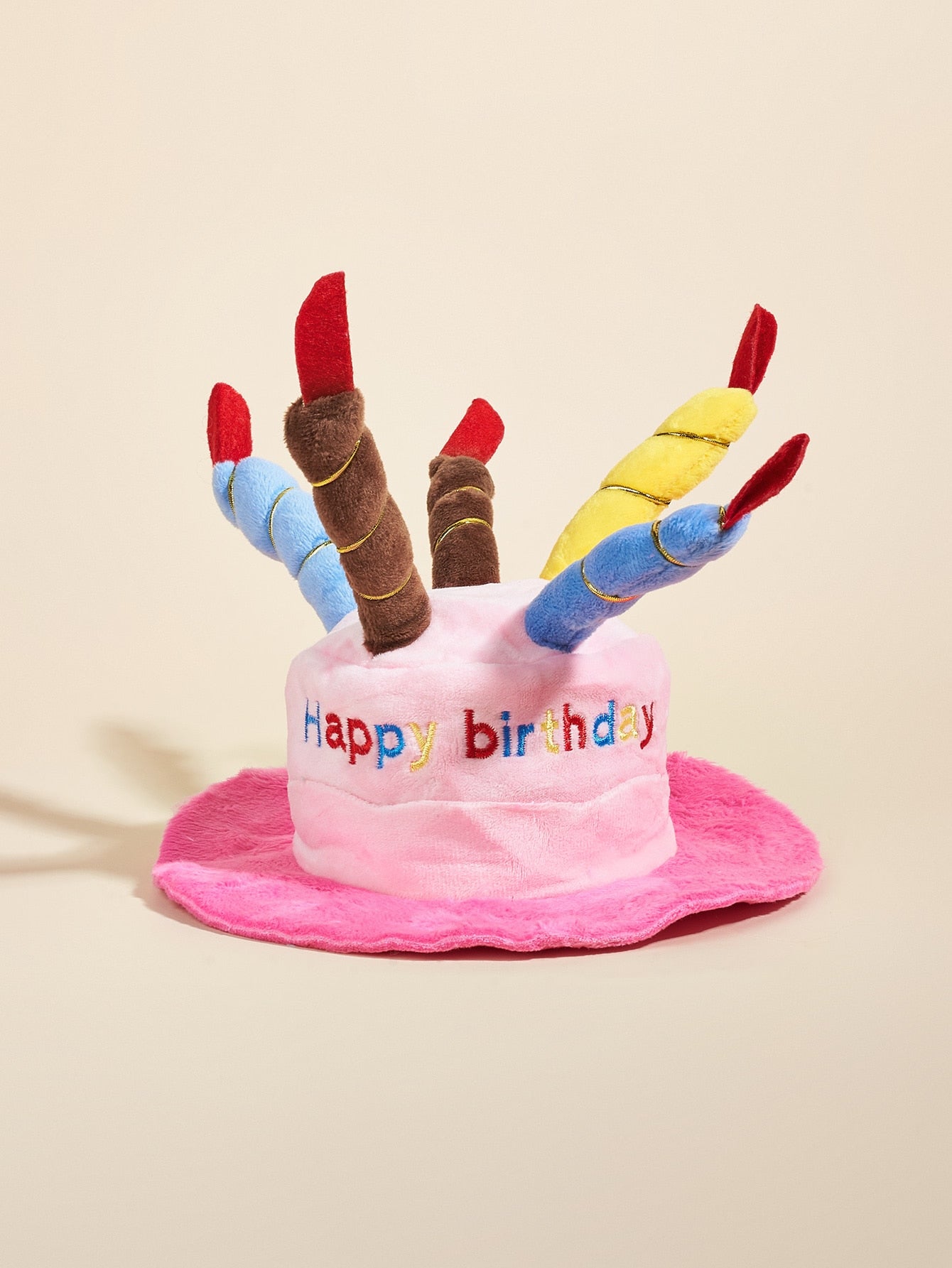 1pc Birthday Cake Shaped Pet Hat