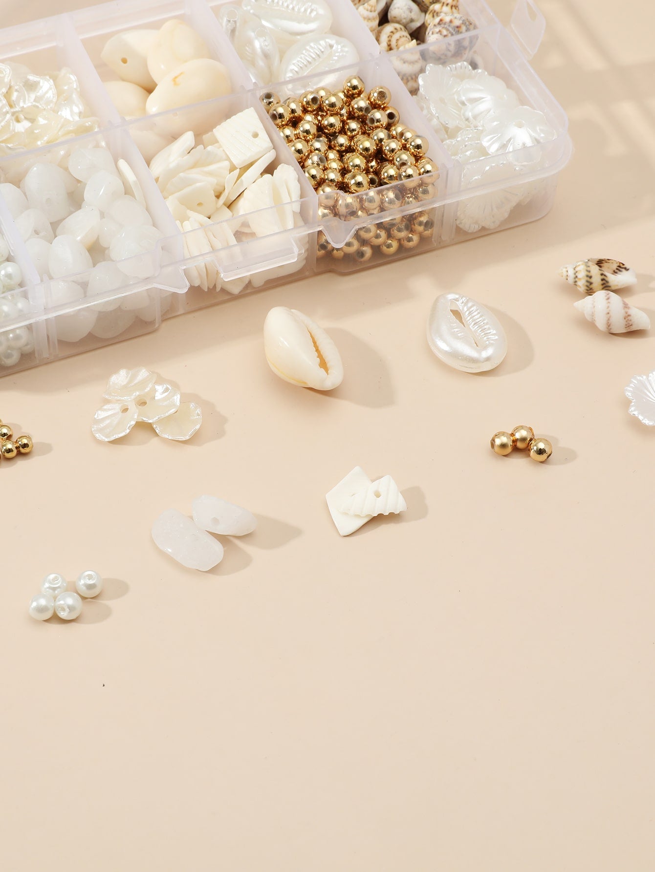 1box Shell Faux Pearl DIY Jewelry Accessory