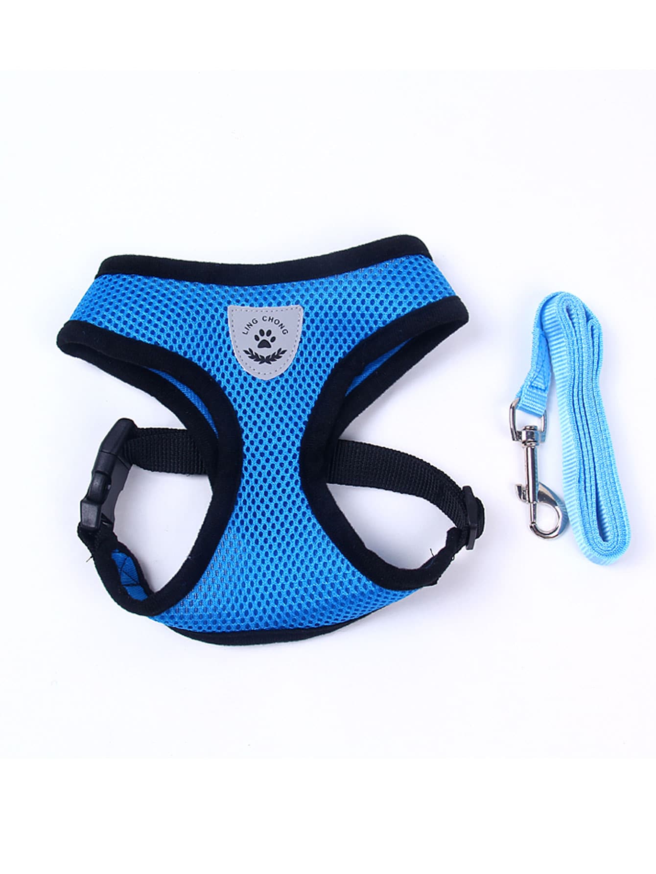 1pc Dog Harness 1pc Dog Leash