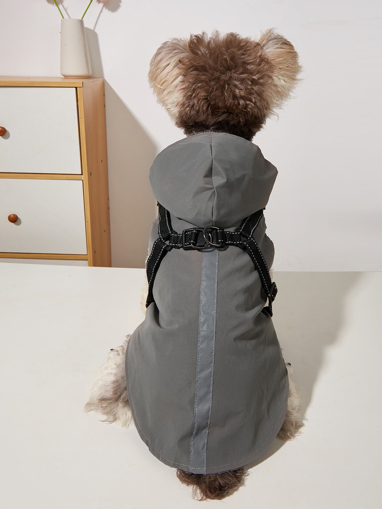 1pc Hooded Pet Jacket