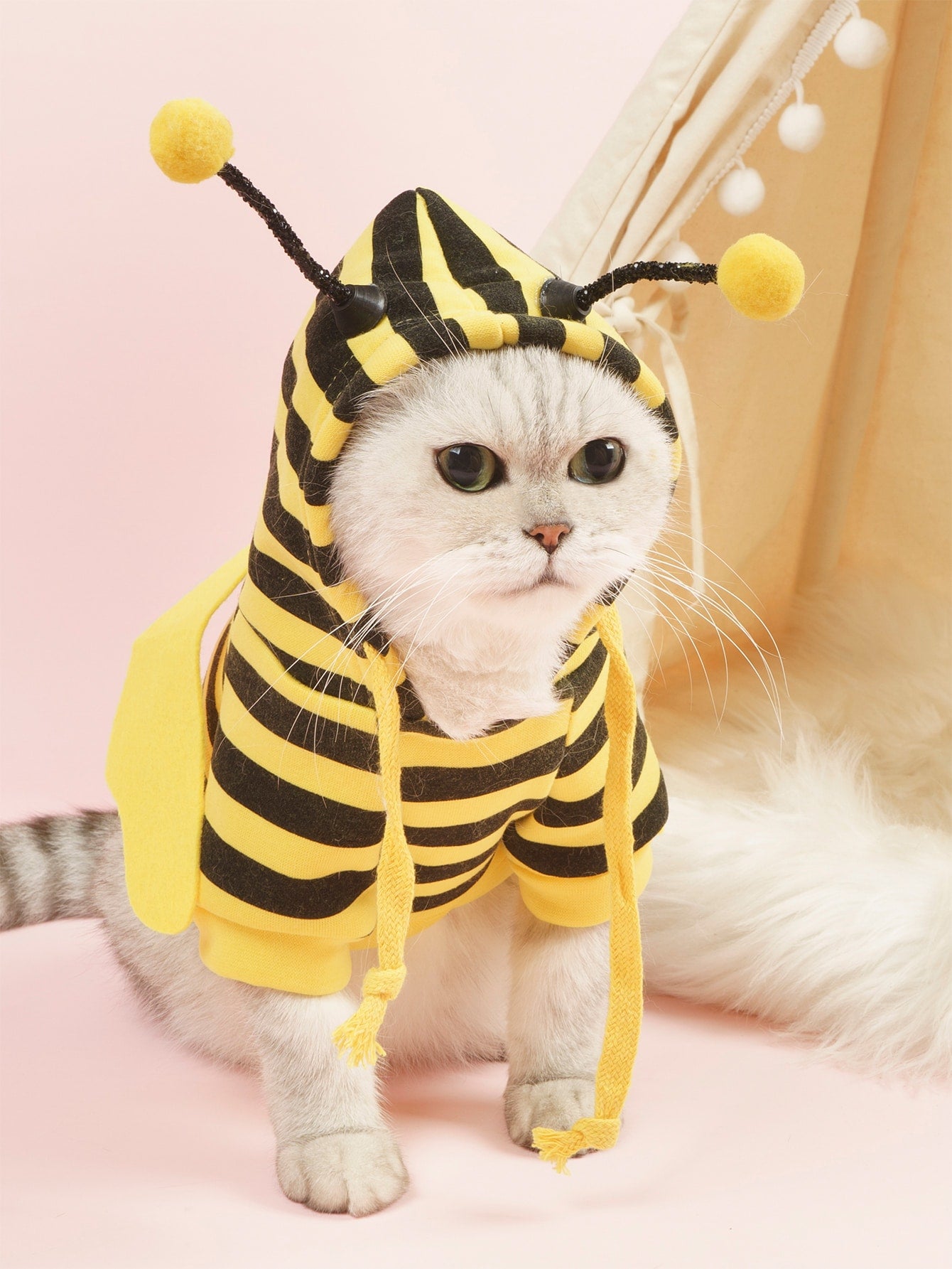 1pc Bee Design Pet Costume