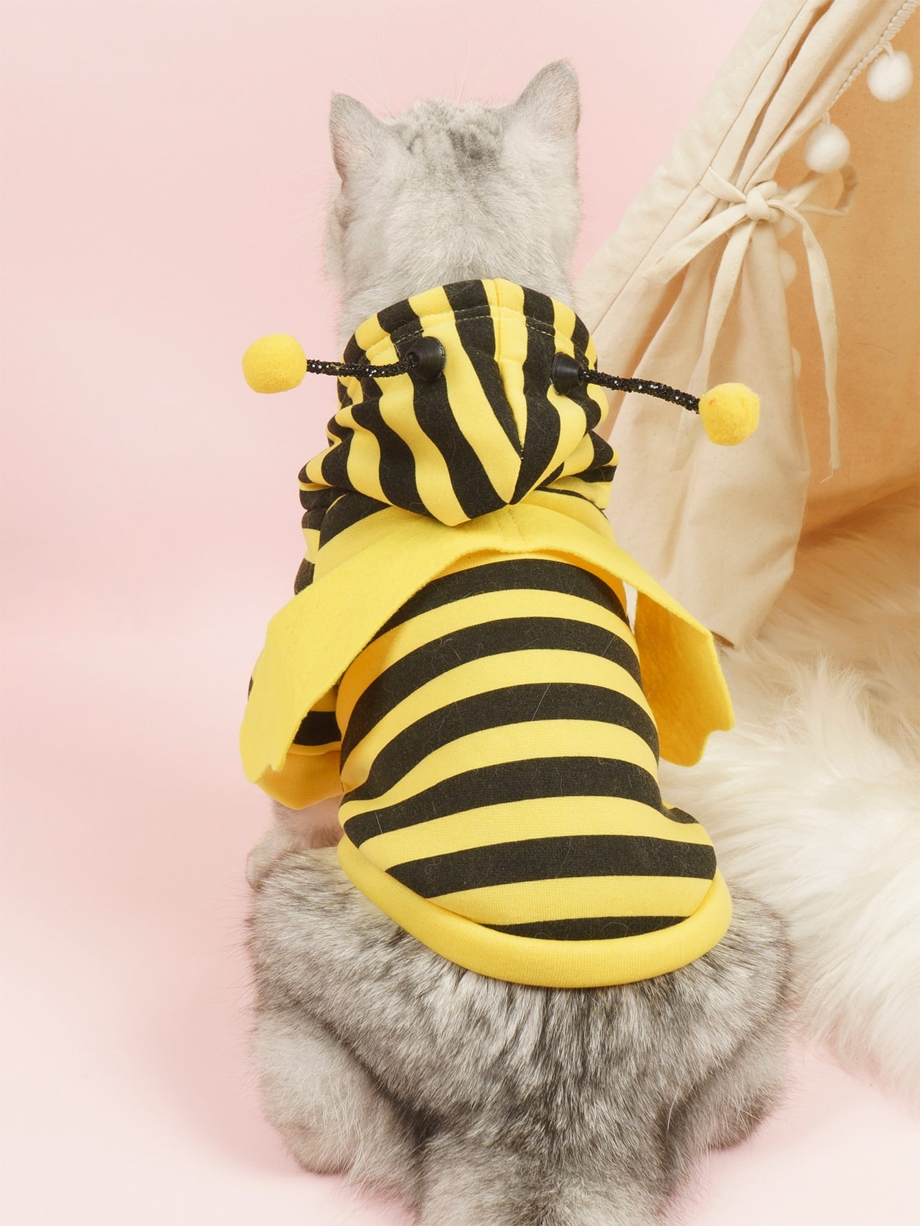 1pc Bee Design Pet Costume