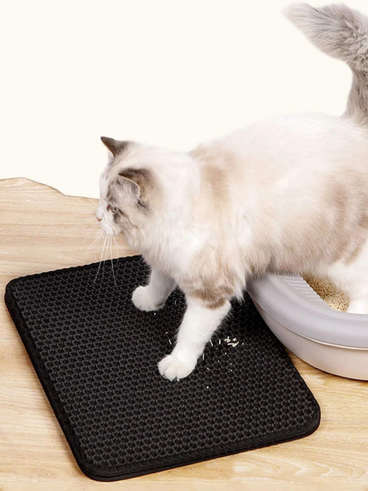 1pc Double Layer Cat Litter Mat