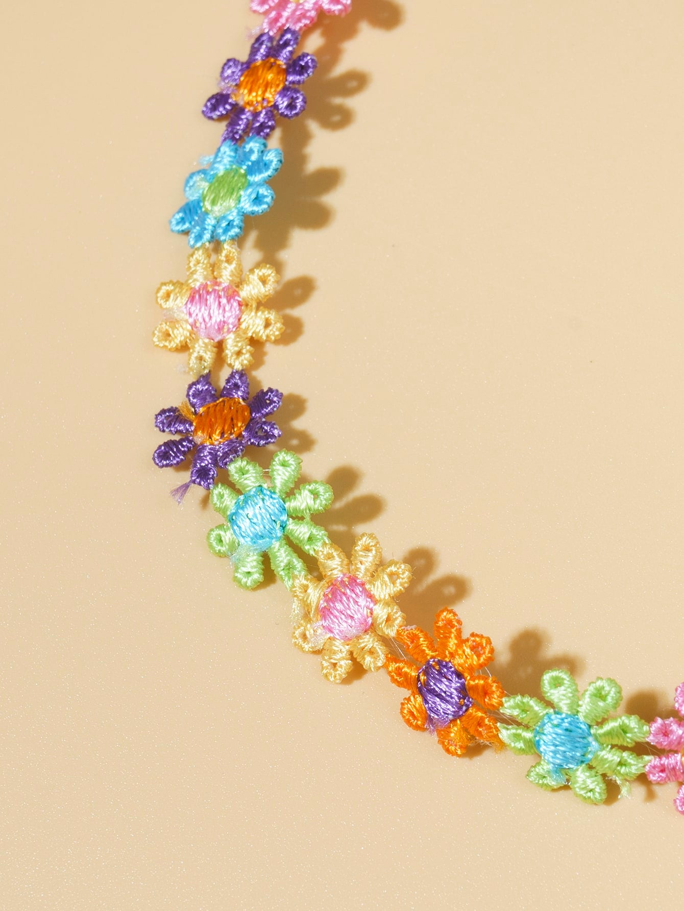 Flower Design Pet Necklace