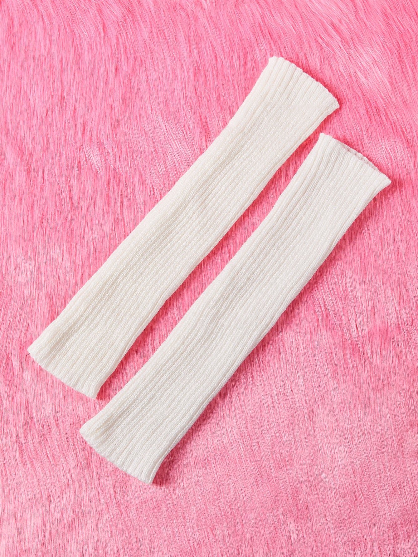 ROMWE Plain Knit Leg Warmer