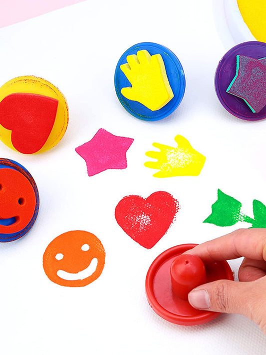 6pcs Random DIY Sponge Stamp