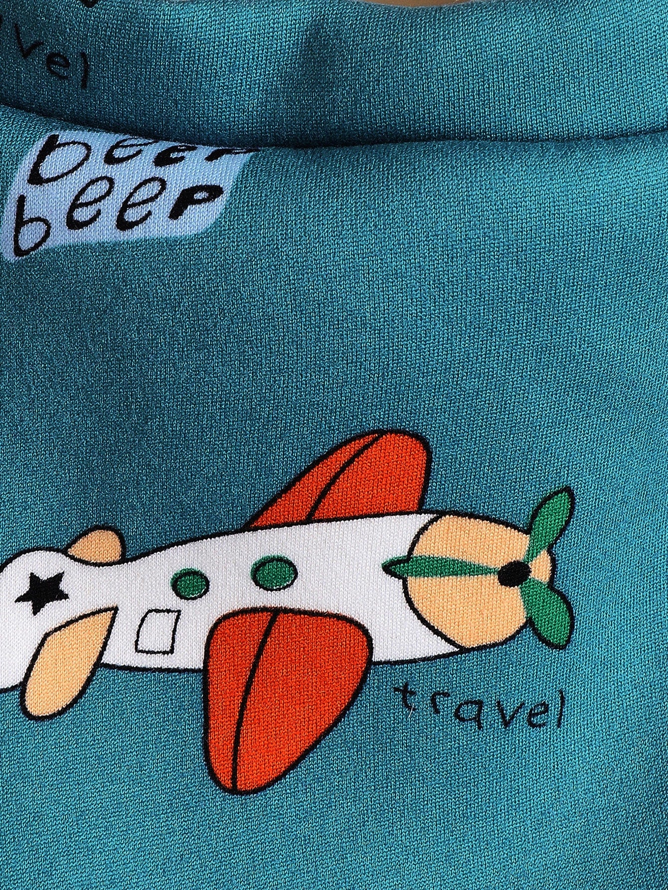 Airplane Print Pet Sweatshirt