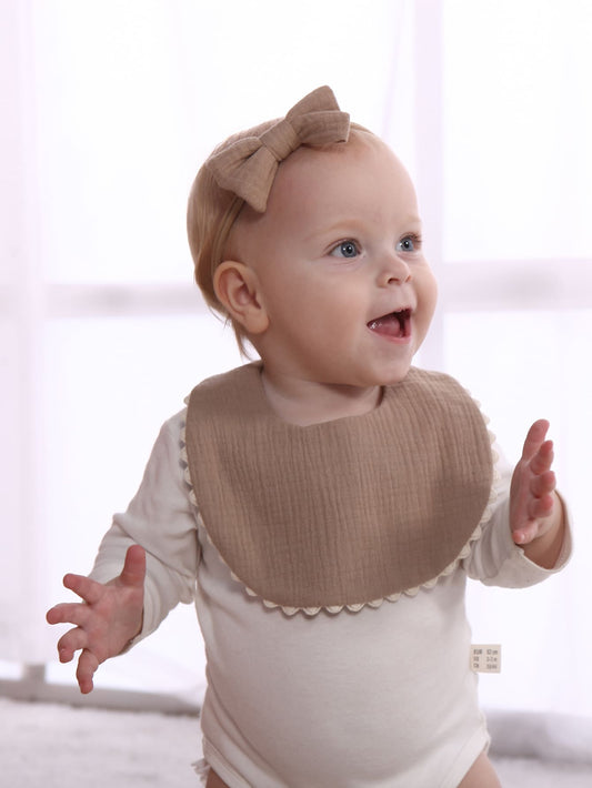 1pc Baby Plain Bib