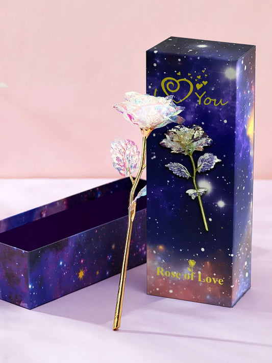 1pc Artificial Rose With Gift Box