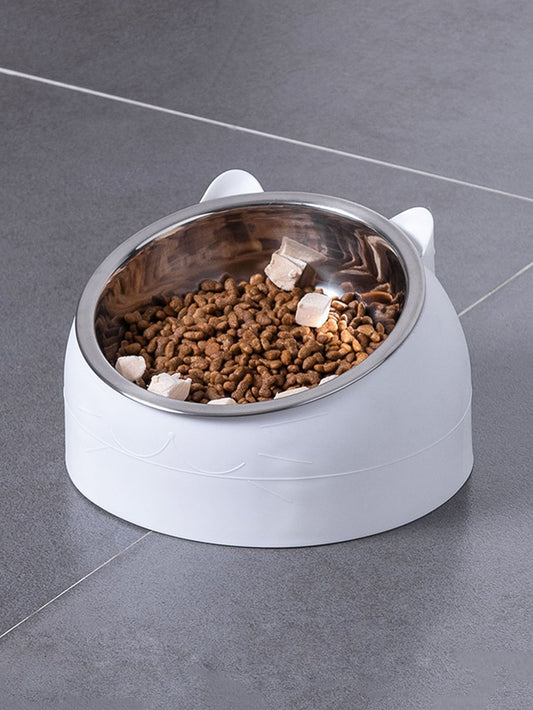 Cat Head Shaped Pet Bowl