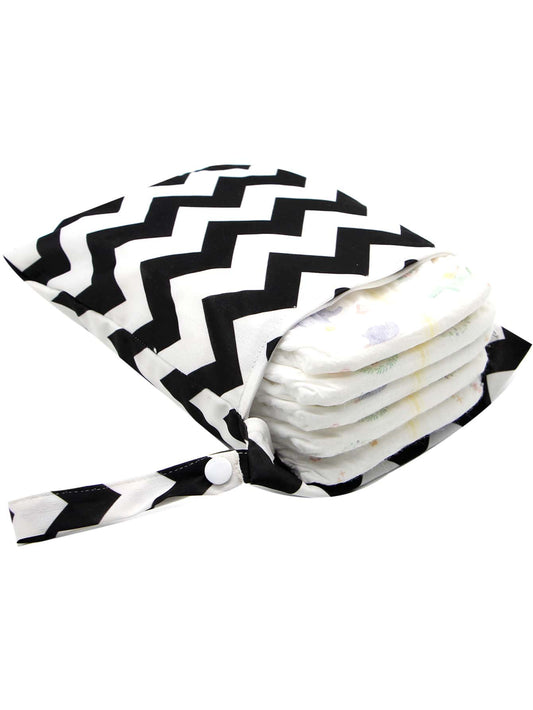 Chevron Pattern Diaper Storage Bag