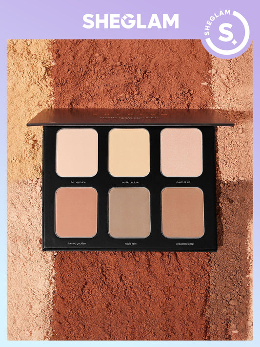 SHEGLAM Stereo Face Six color Cosmetic Disc 502 Nude