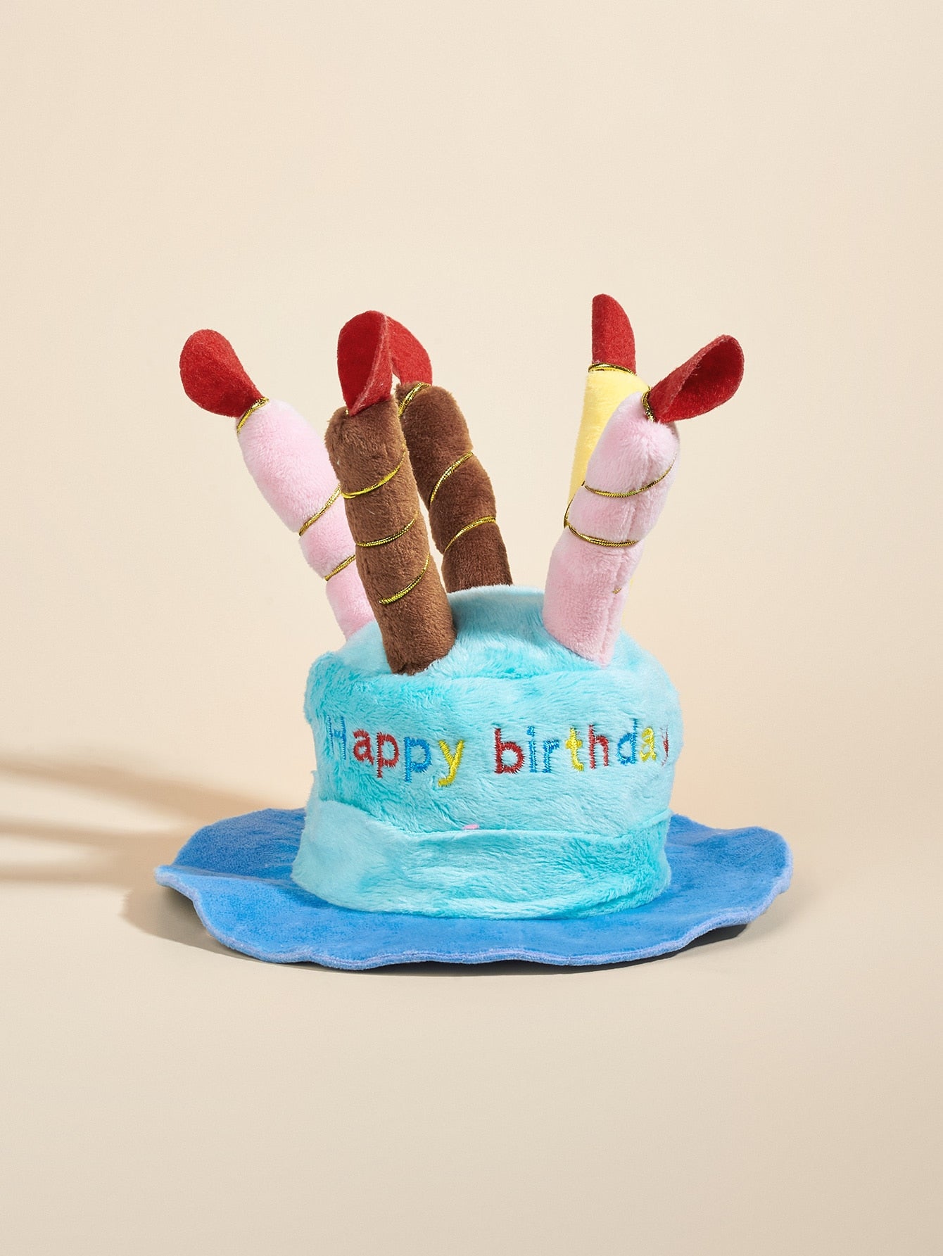 1pc Birthday Cake Shaped Pet Hat