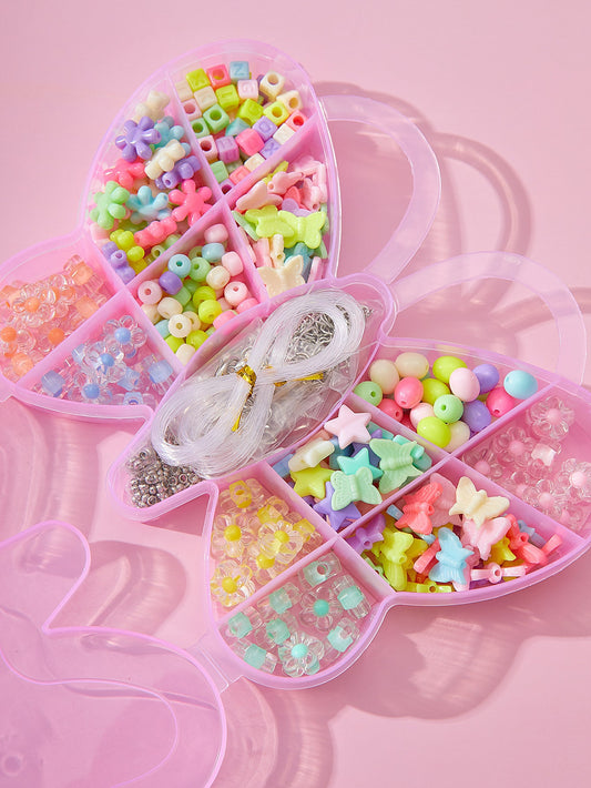 1box Random Color Bead Design DIY Jewelry Accessory Set
