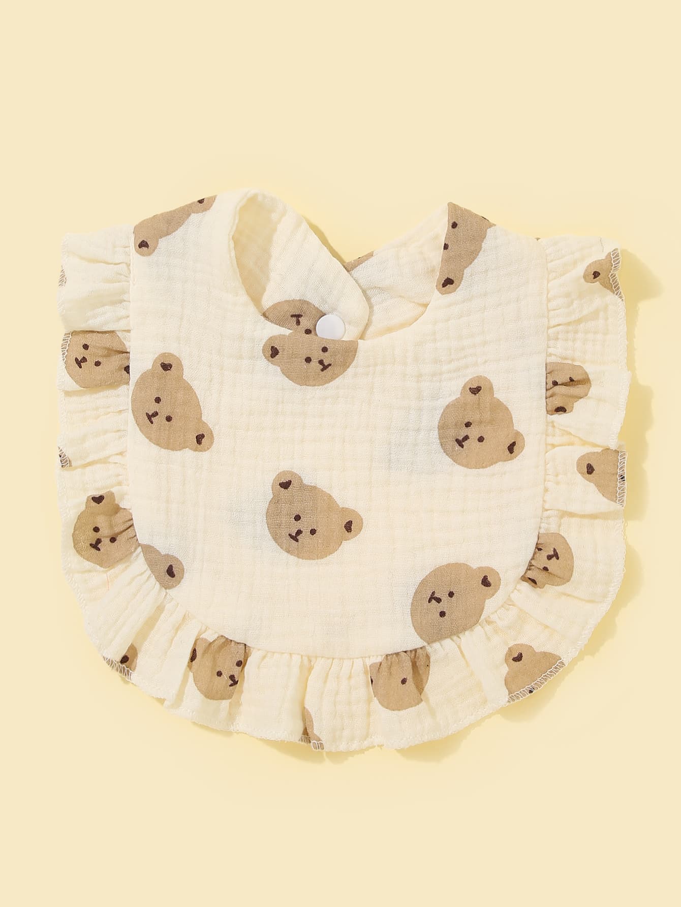 1pc Baby Bear Pattern Bib