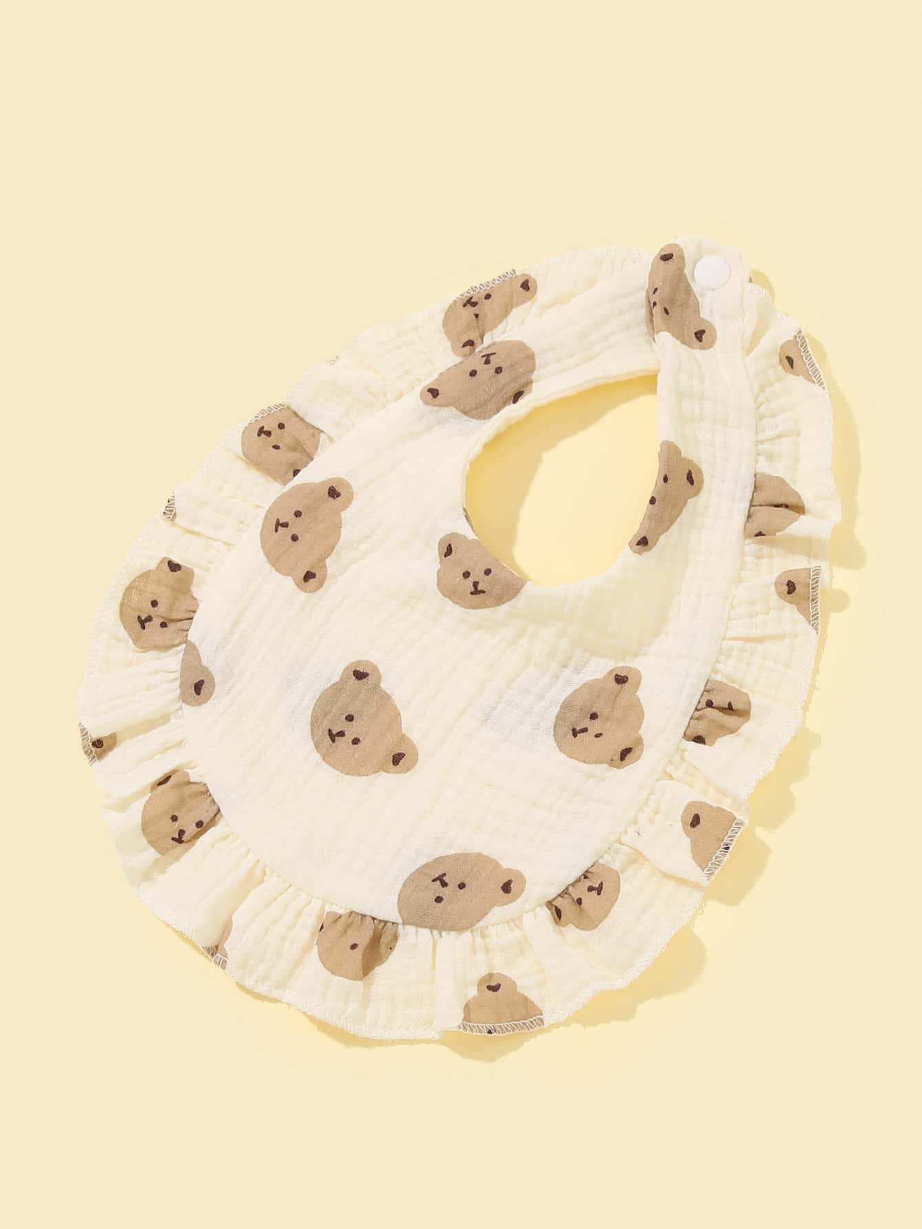 1pc Baby Bear Pattern Bib