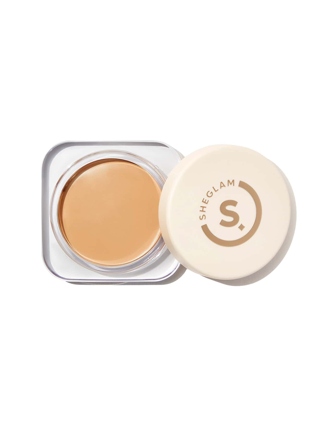 SHEGLAM Full Coverage Foundation Balm-Peach Long Lasting Flawless Moisturizing Foundation Oil-Control Color Corrector Concealer Poreless Cover Blemish Non-Greasy Non-Caking Smoother-Looking Cream Foundation