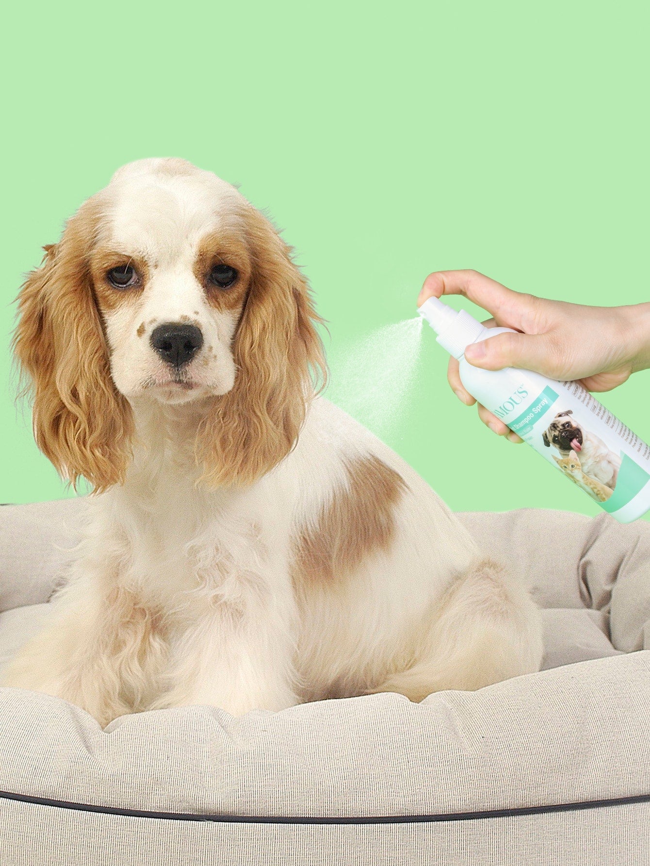1pc 237ML Waterless Pet Shampoo Spray
