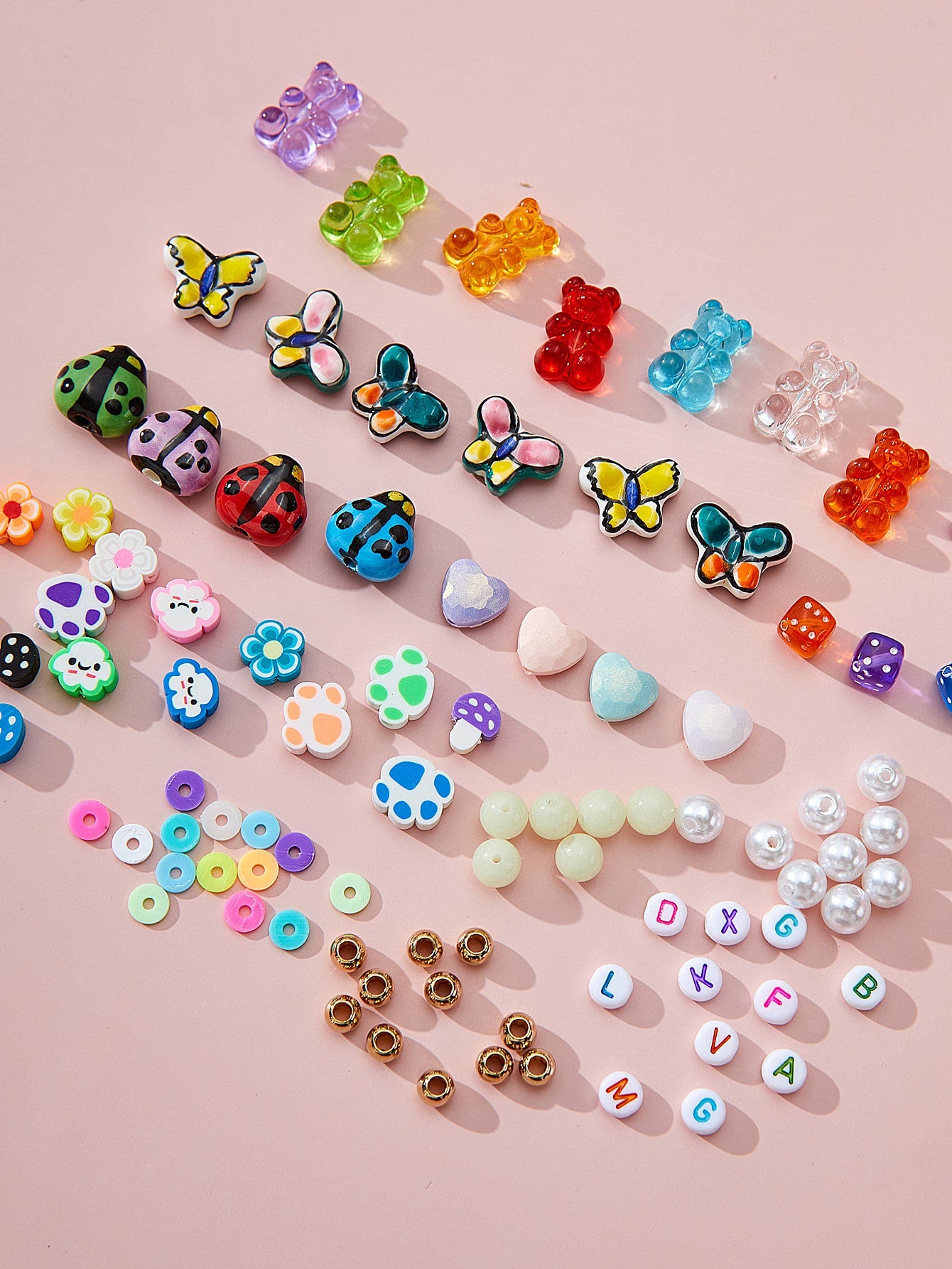 1box Random Color Butterfly Decor DIY Jewelry Accessory