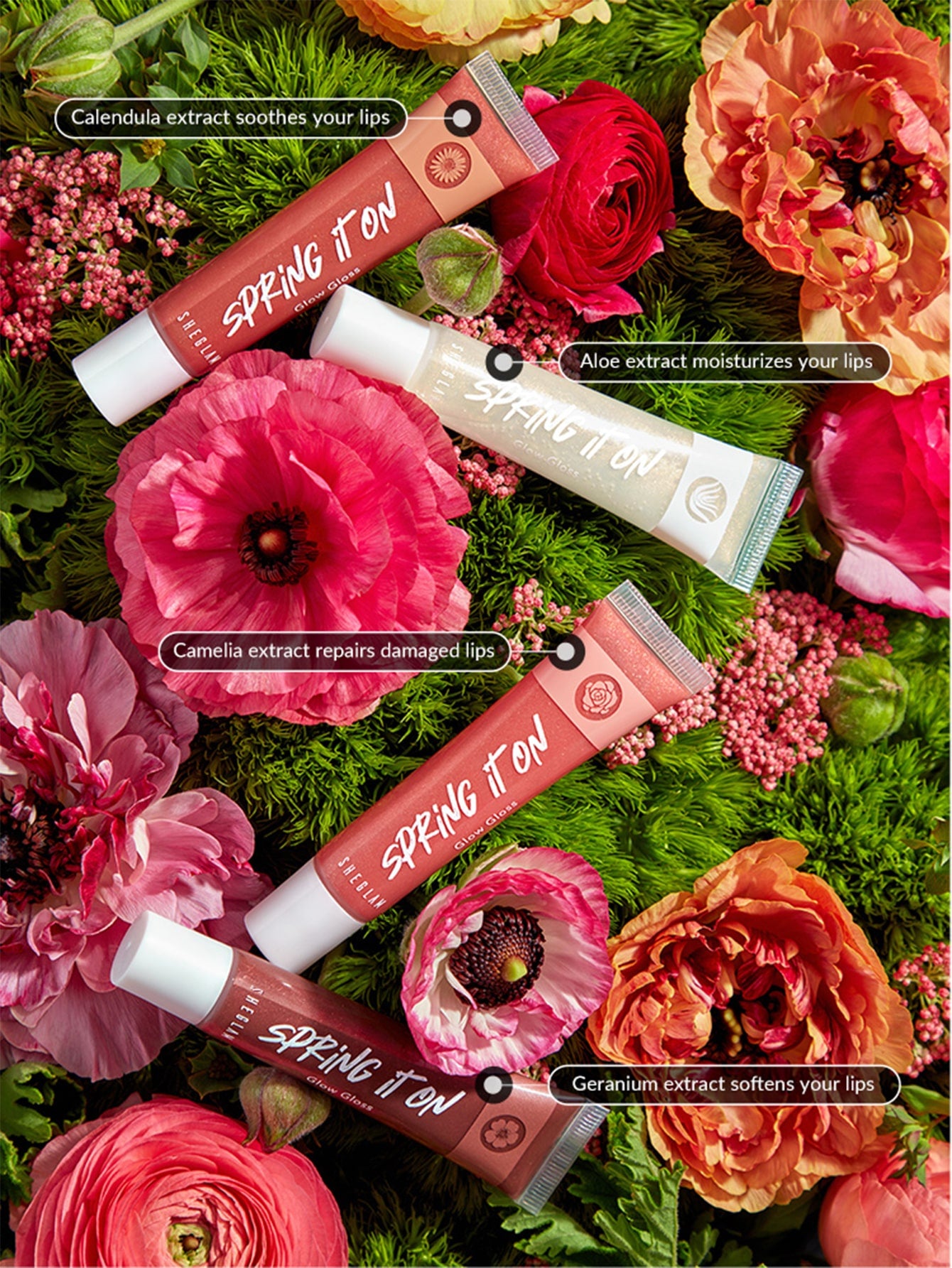 SHEGLAM Power Bouquet Lip Gloss Power Petals – SAFICCO