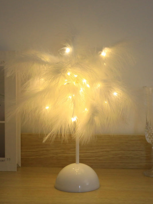 Feather Decor Table Lamp