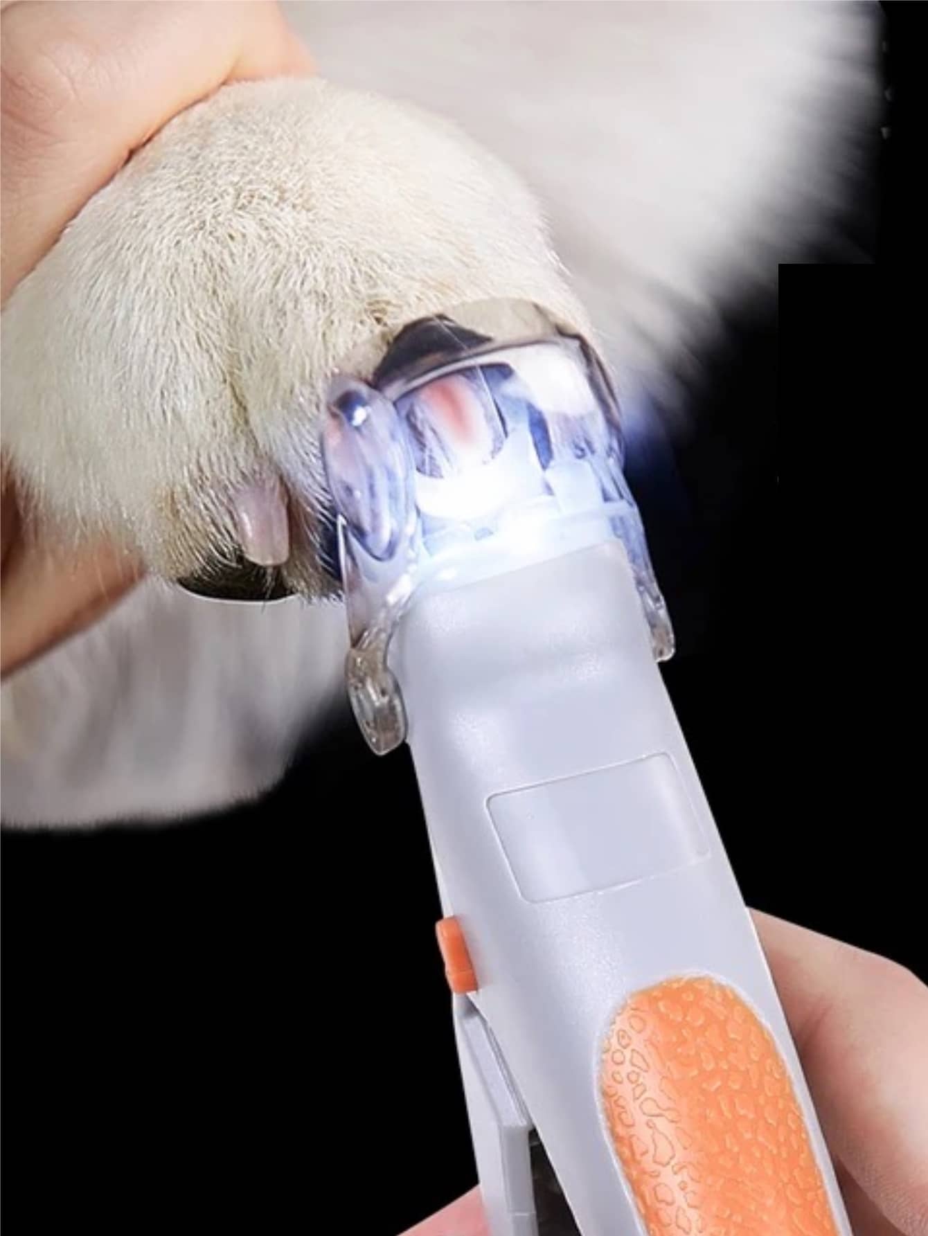 1pc LED 5X Magnification Pet Nail Clipper