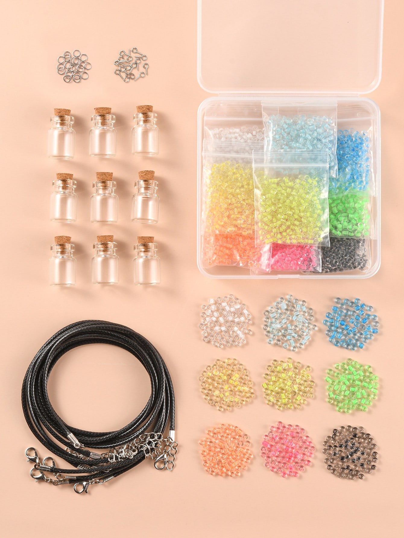 1set Bead Weave Rope DIY Necklace Accessory