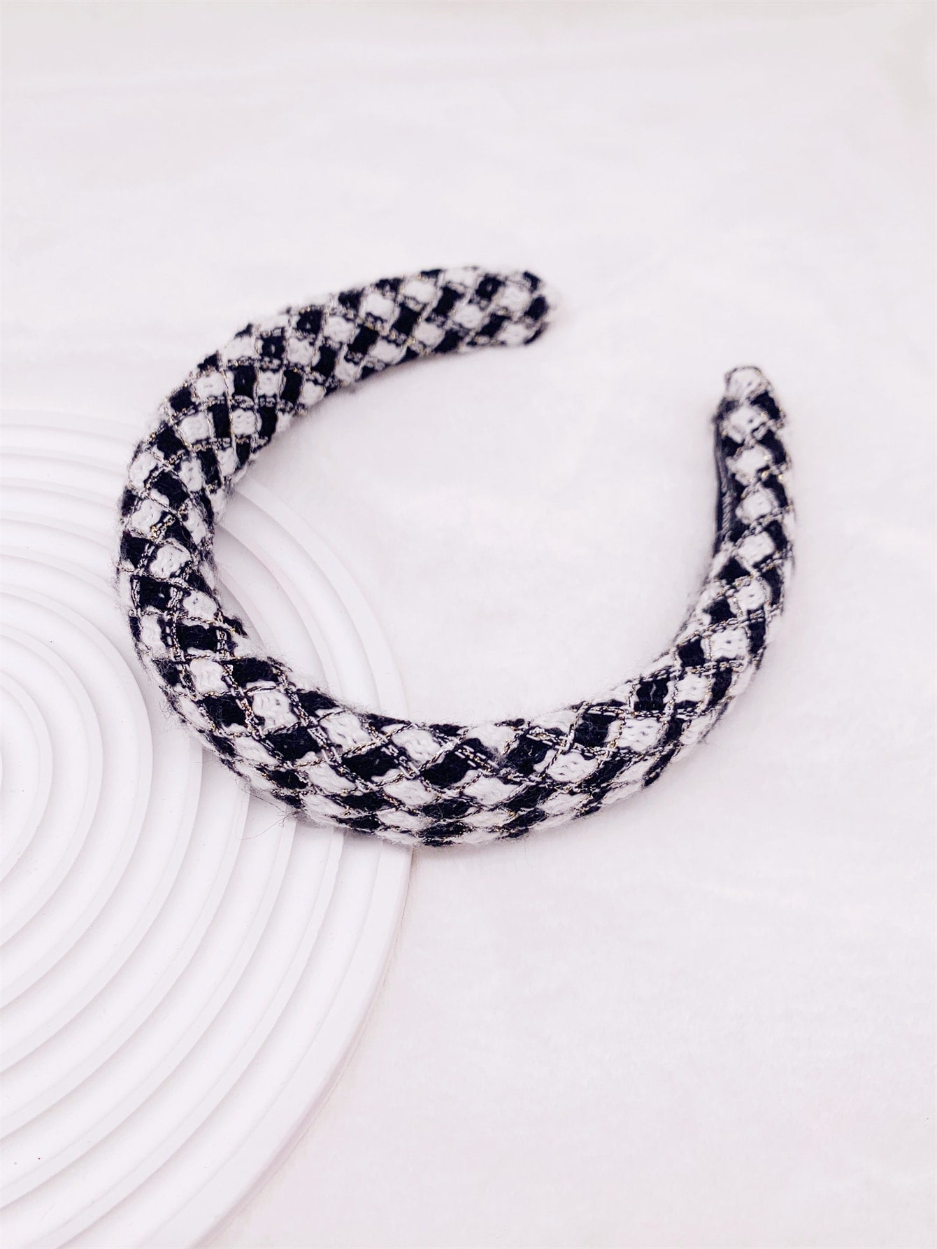 Checkered Pattern Headband