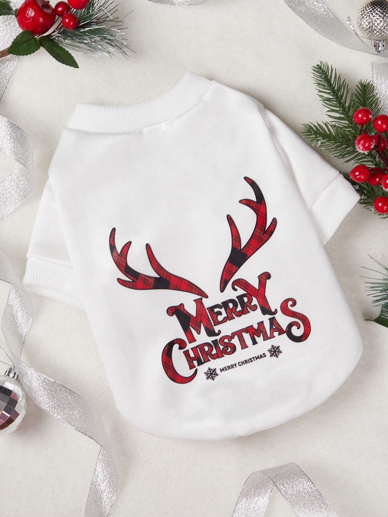 Christmas Letter Graphic Pet Sweatshirt