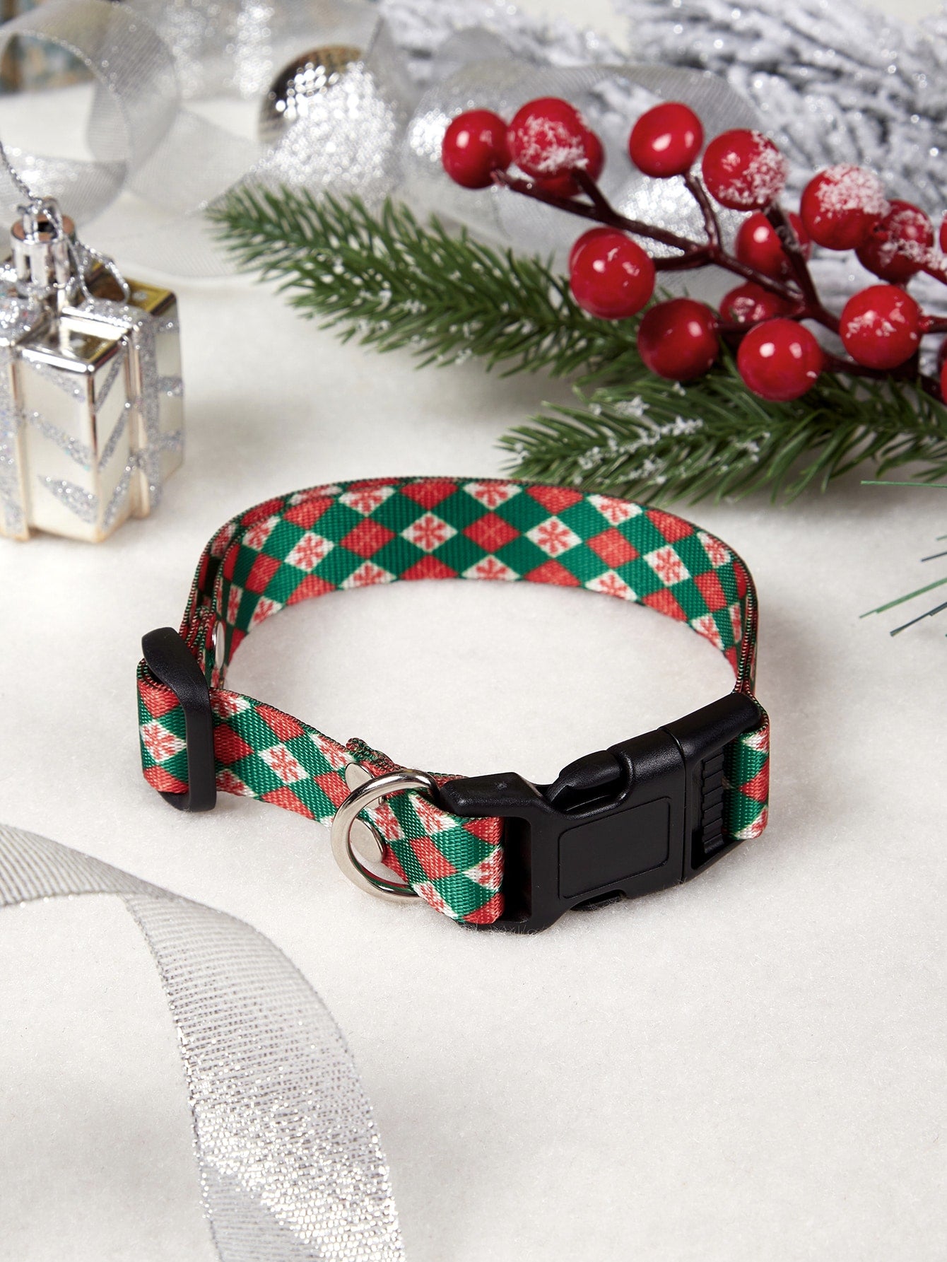 Plaid Print Pet Collar