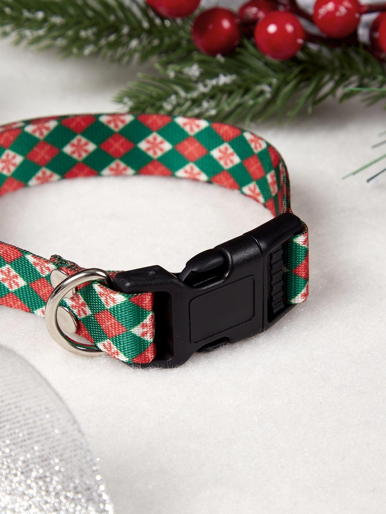 Plaid Print Pet Collar