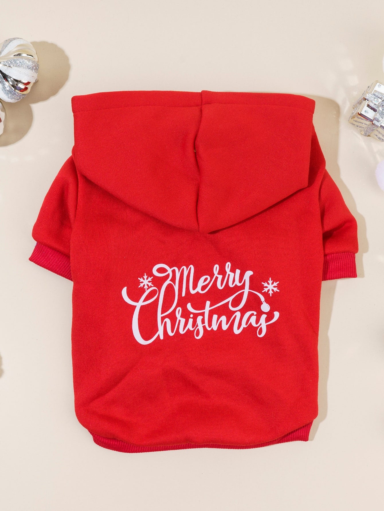 Christmas Letter Graphic Pet Hoodie