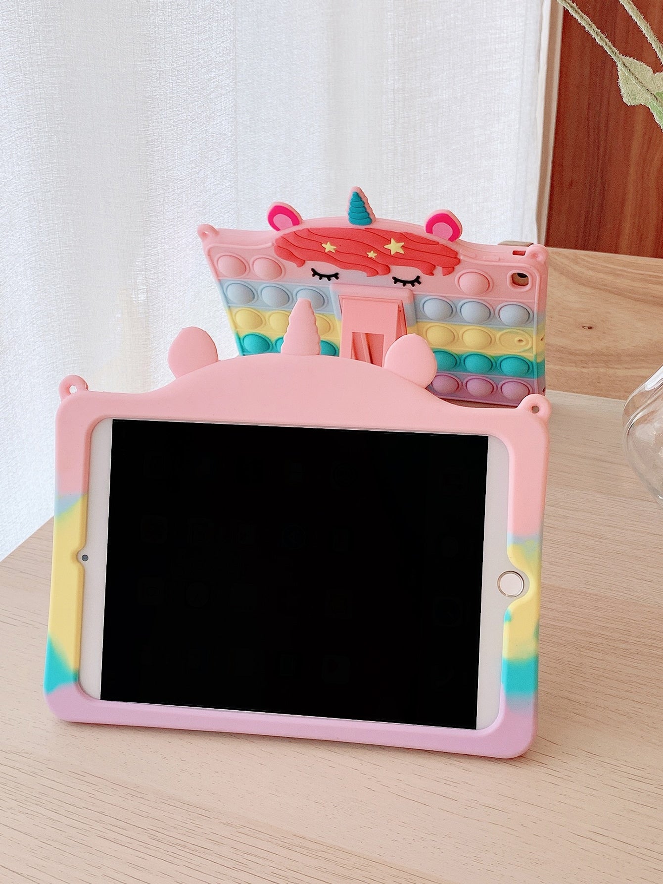 Unicorn Design Silicone Case Compatible With iPad
