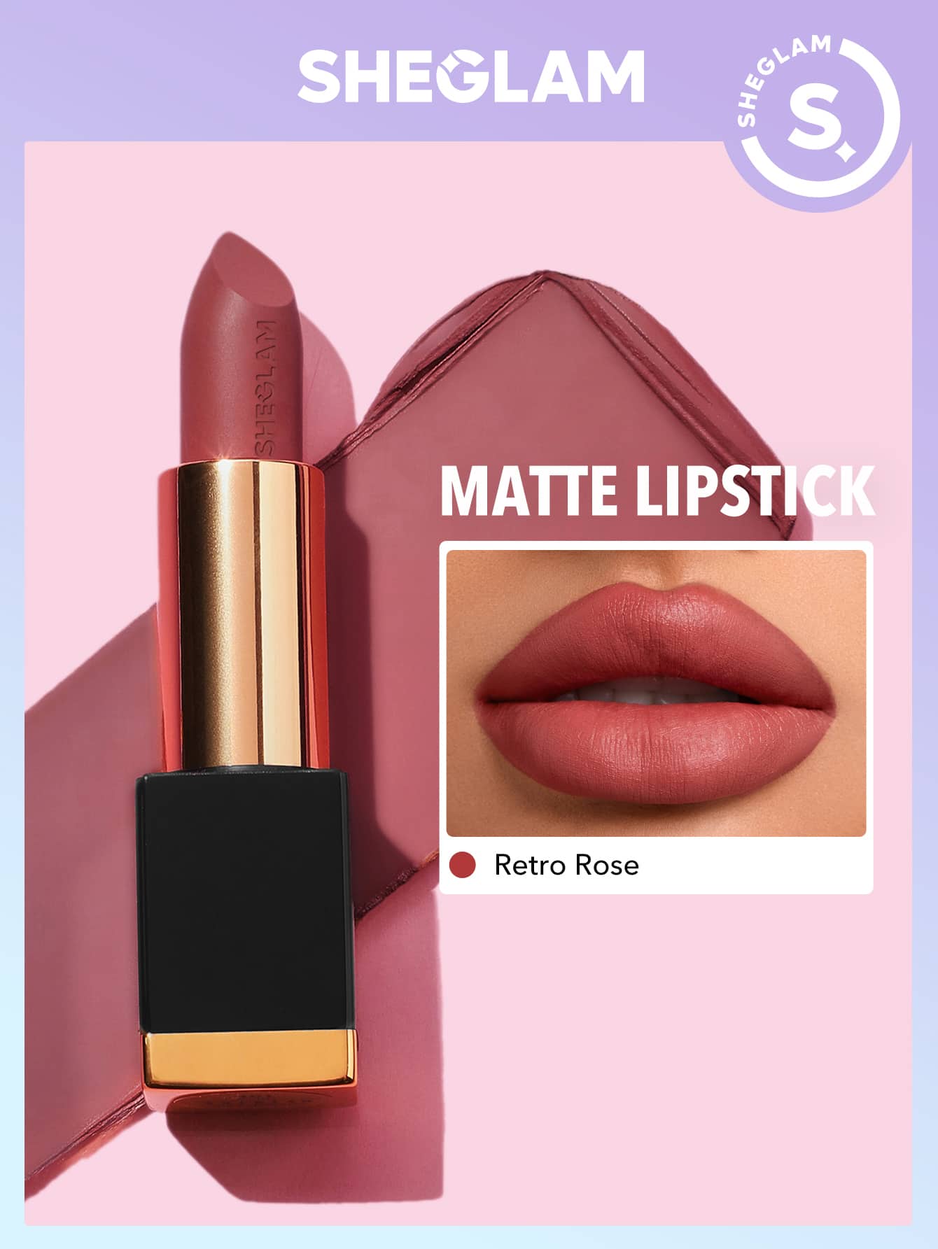 SHEGLAM Matte Allure Lipstick Rendevous