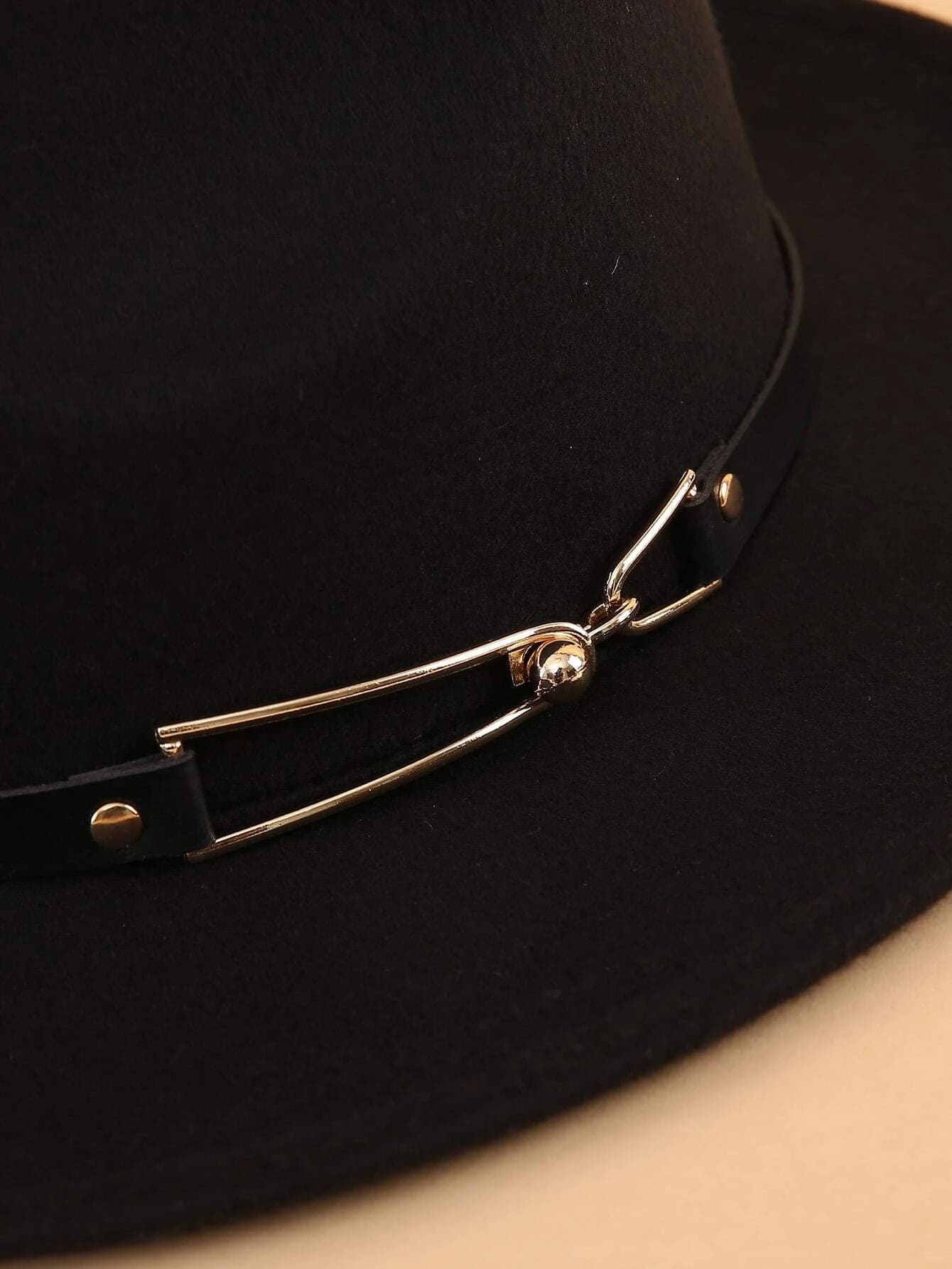 Belt Decor Fedora Hat
