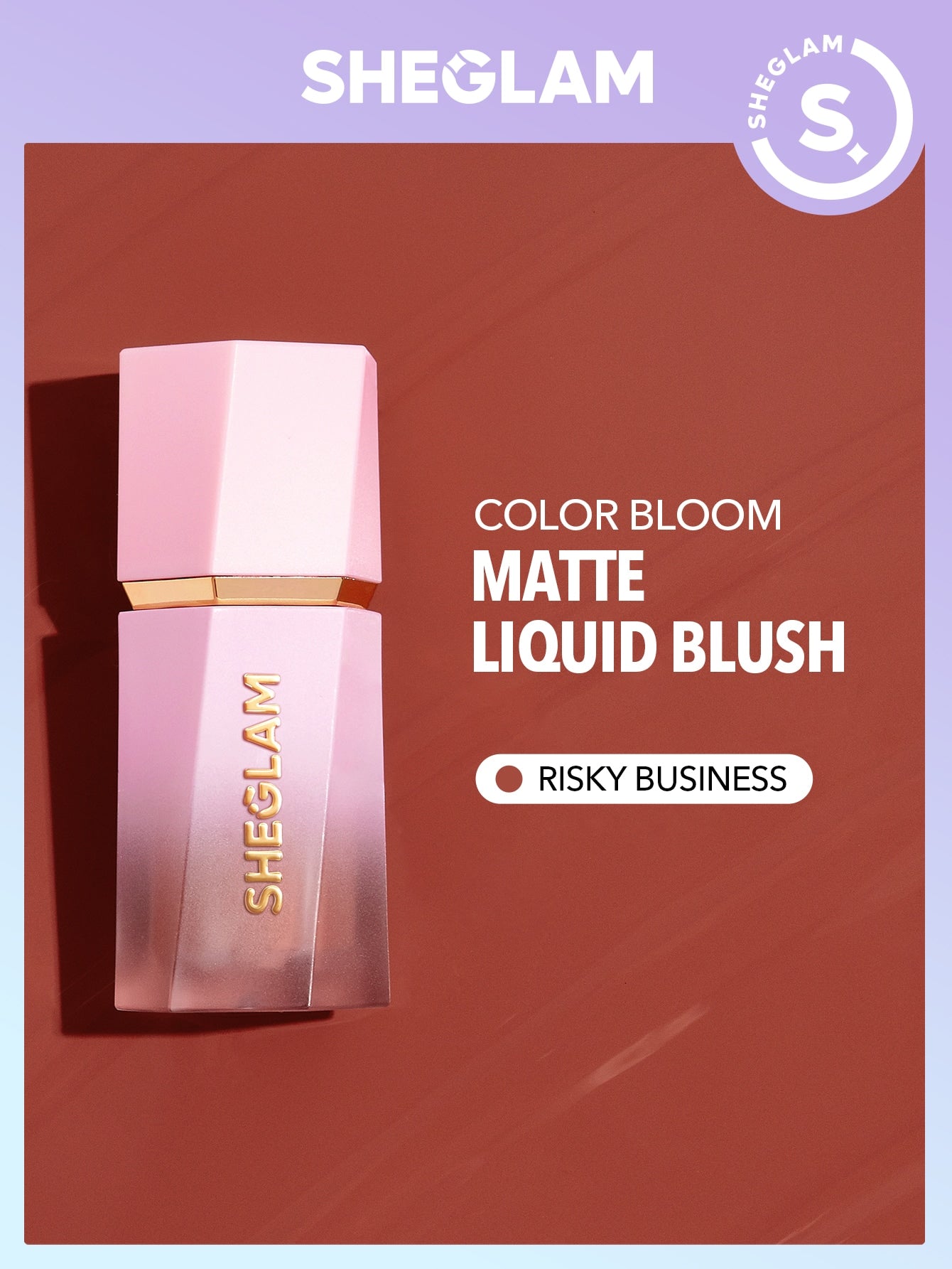 SHEGLAM Color Bloom Liquid Blush Matte Finish Float On