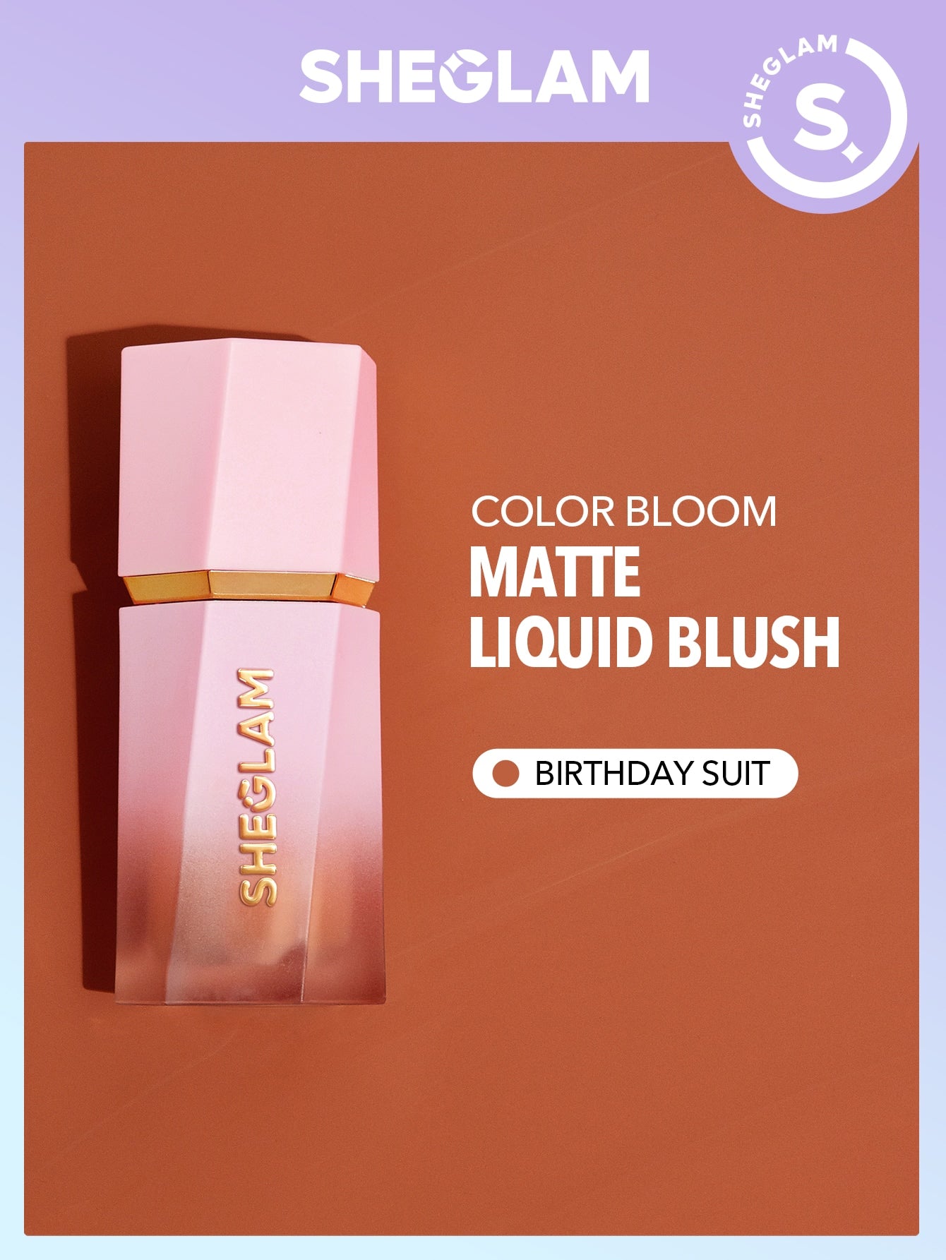 SHEGLAM Color Bloom Liquid Blush Matte Finish Love Cake