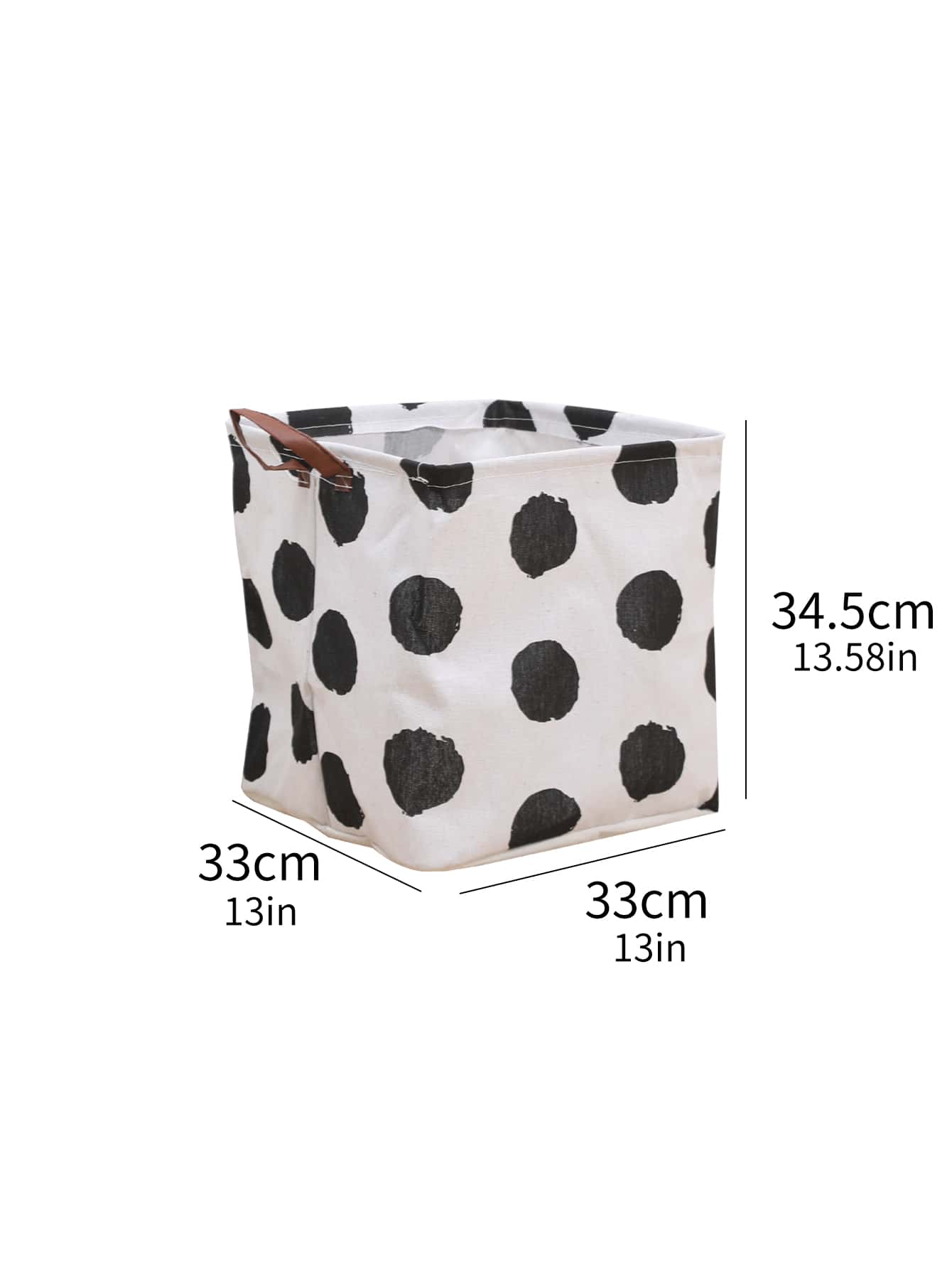 Polka Dot Pattern Laundry Basket