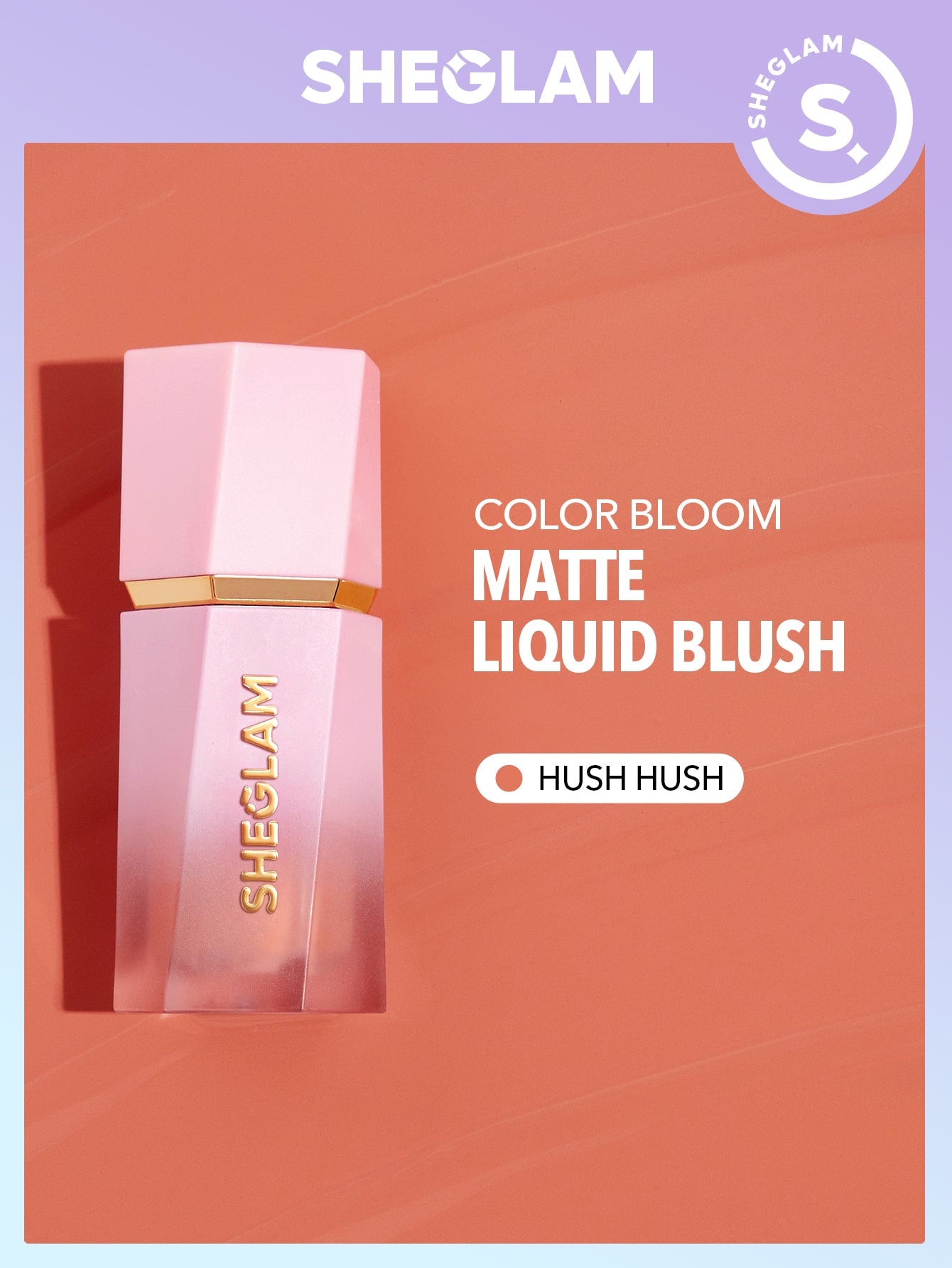 SHEGLAM Color Bloom Liquid Blush Matte Finish Float On