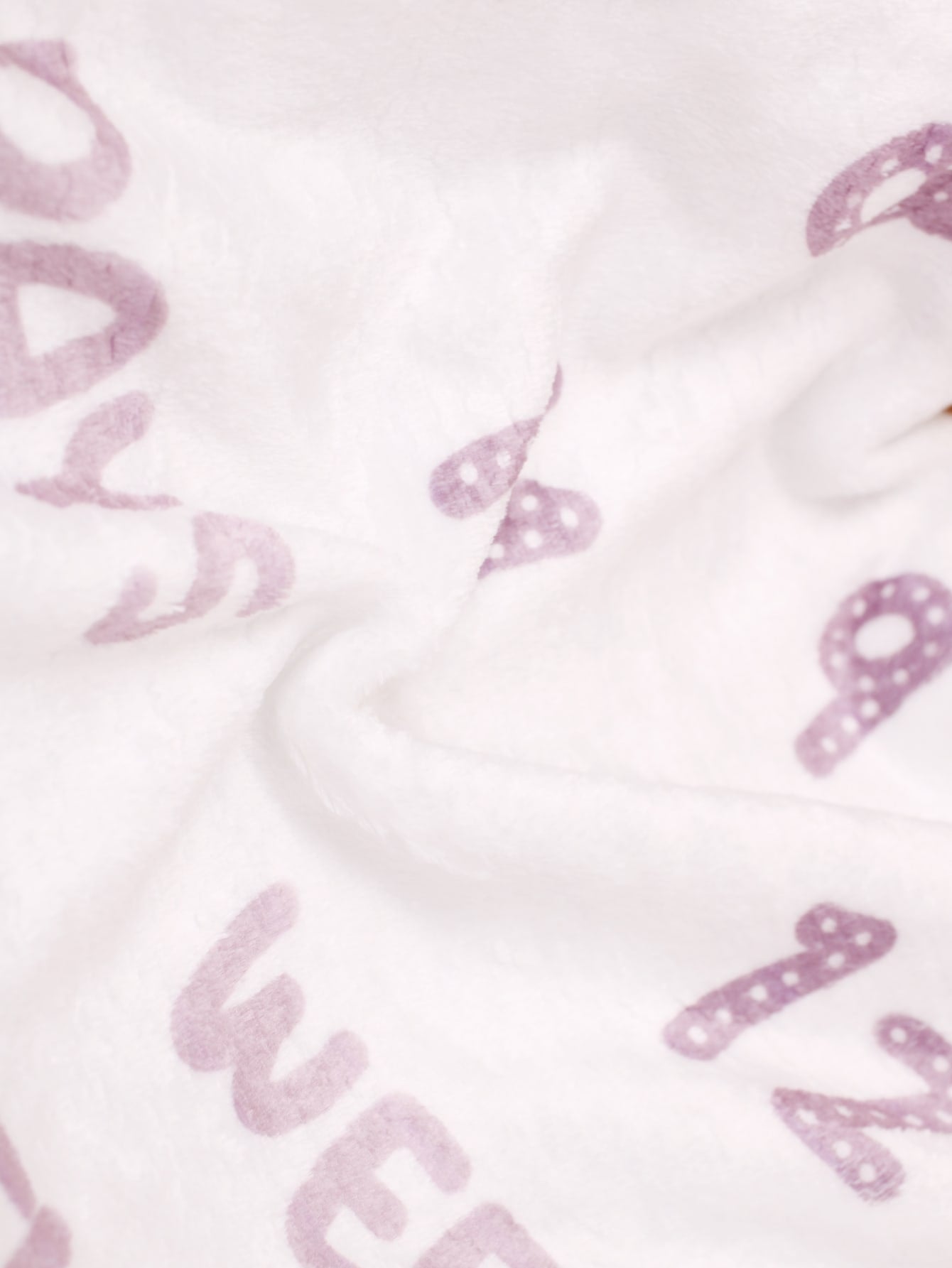 Newborn Photography Cartoon Graphic Pompom Trim Blanket With 2pcs Accessories