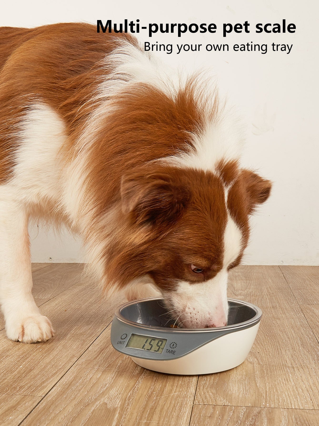 1pc Digital Scale Pet Feeding Bowl