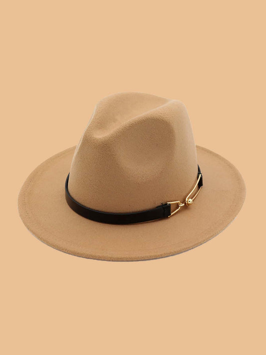 Belt Decor Fedora Hat