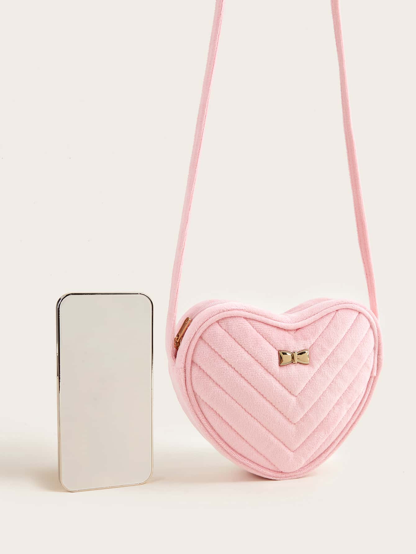 Girls Chevron Heart Design Novelty Bag