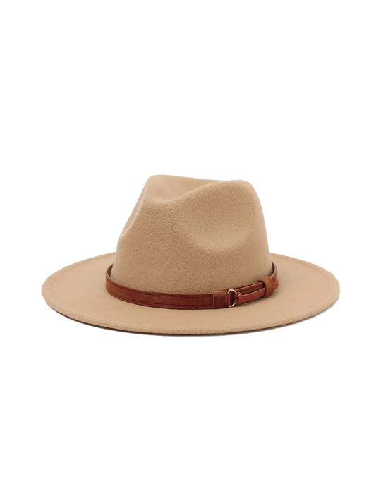 Belt Decor Fedora Hat