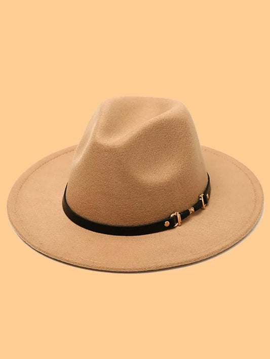 Belt Decor Fedora Hat