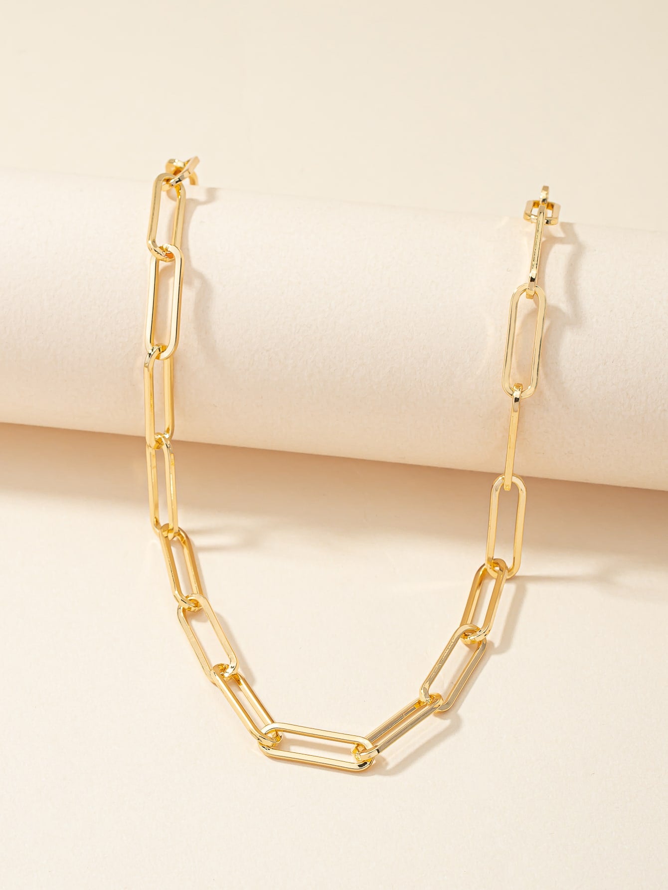 Modern Minimal Chain Minimalist Chain Necklace – SAFICCO