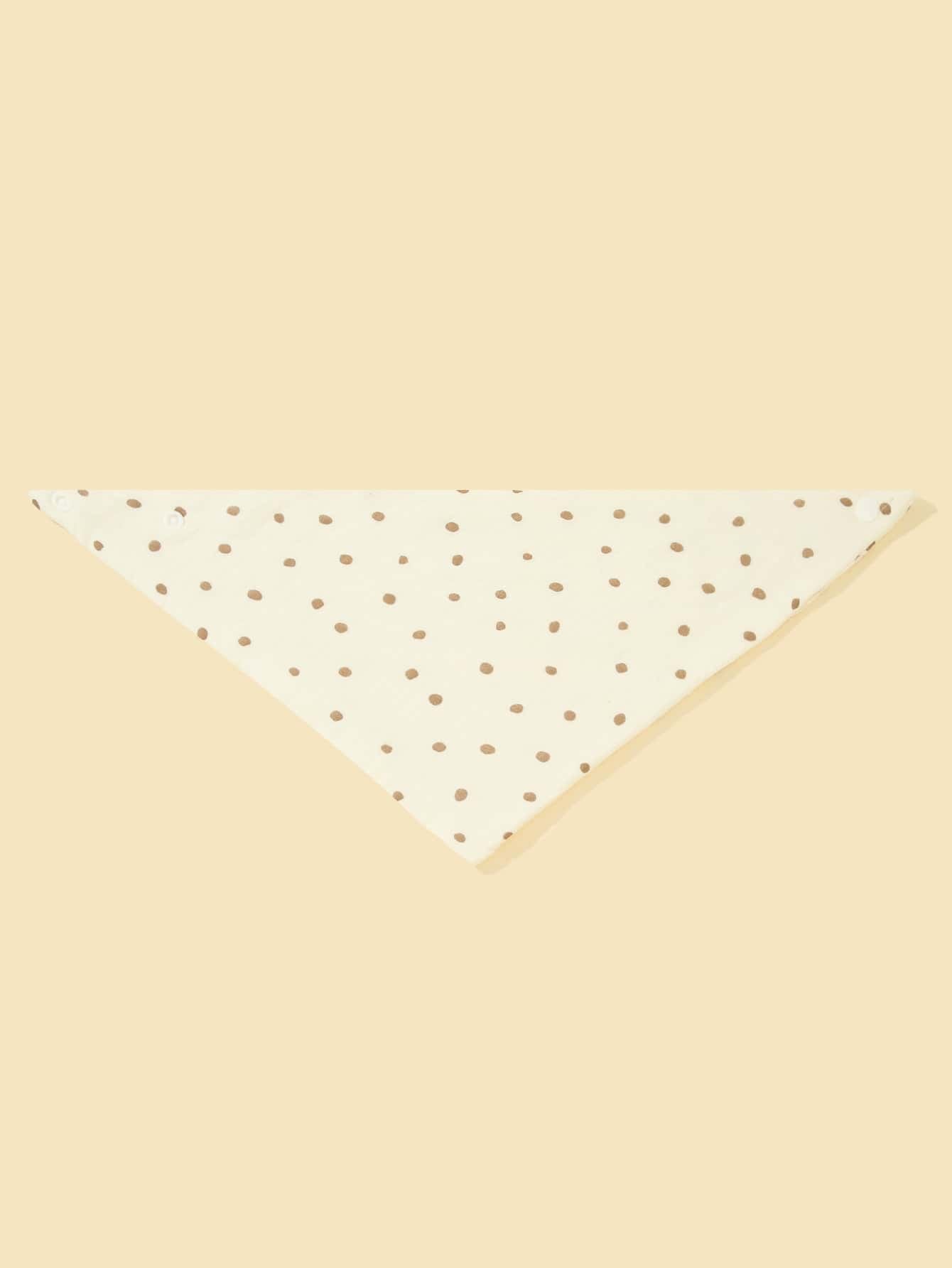 5pcs Baby Polka Dot Pattern Bandana Bib