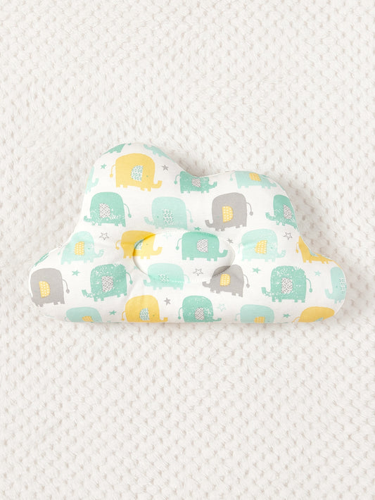 1pc Baby Cartoon Elephant Print Pillow